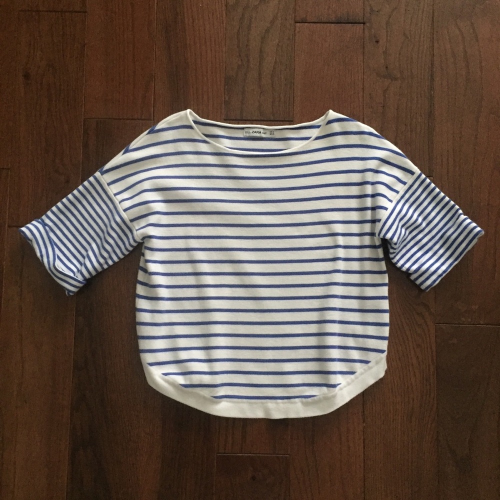 Zara Knit Striped shirt